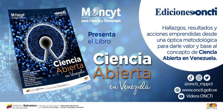Oncti publica el libro “Ciencia Abierta en Venezuela”