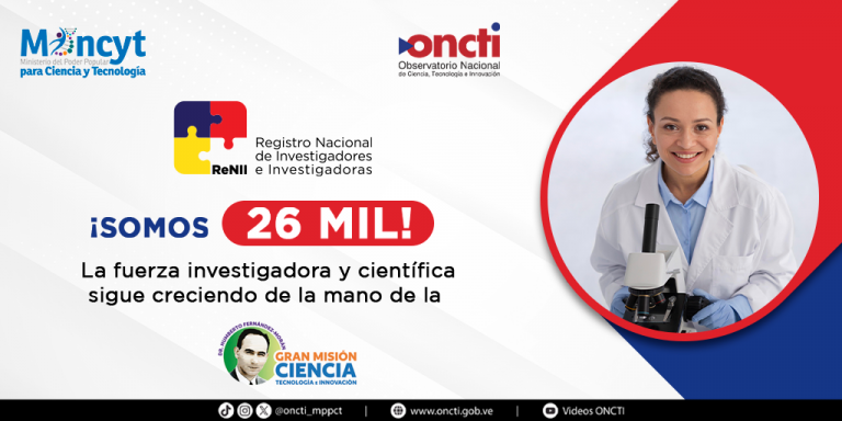Más de 26 mil personas producen en Venezuela conocimiento científico
