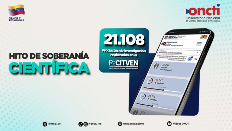 La ciencia venezolana suma más de 21 mil productos de investigación en el Recitven